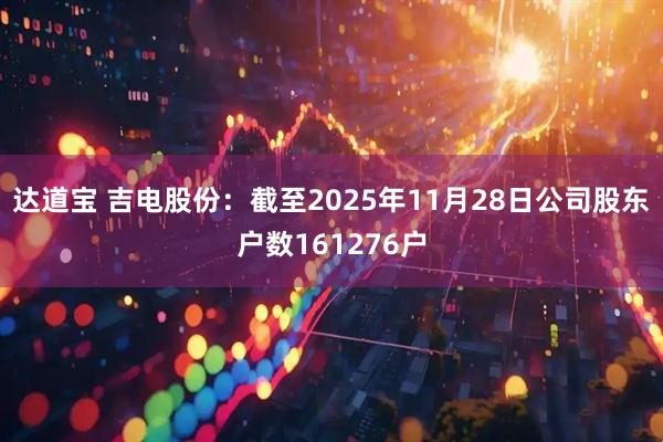达道宝 吉电股份：截至2025年11月28日公司股东户数161276户