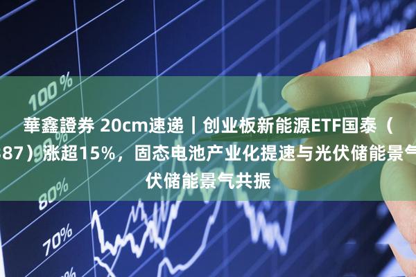 華鑫證券 20cm速递｜创业板新能源ETF国泰（159387）涨超15%，固态电池产业化提速与光伏储能景气共振